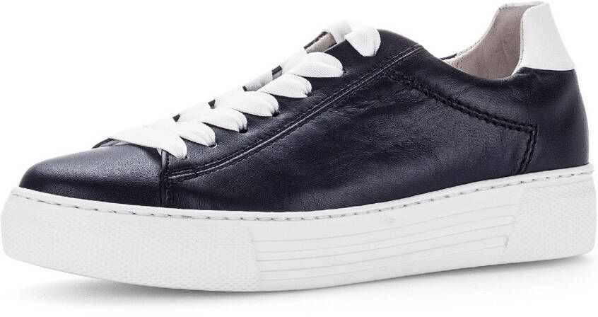 Gabor Plateausneakers Florence vrijetijdsschoen halfschoen veterschoen met voetbed g-breedte