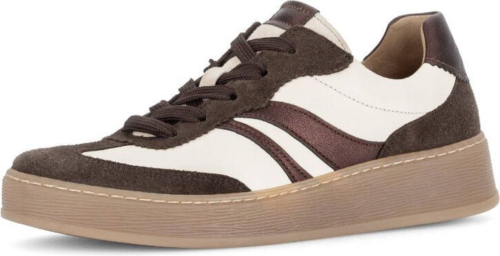 Gabor Plateausneakers Florence vrijetijdsschoen lage schoen veterschoen in comfortabele breedte g (= wijd)