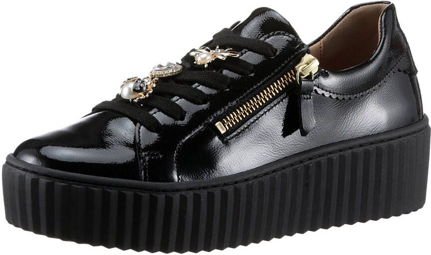 Gabor Plateausneakers met best fitting-uitrusting vrijetijdsschoen lage schoen veterschoen - Foto 2