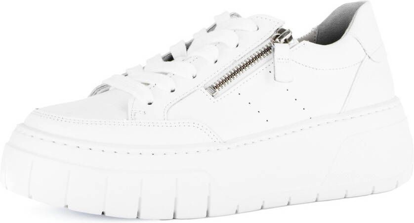 Gabor Plateausneakers vrijetijdsschoen lage schoen veterschoen met best fitting-uitrusting