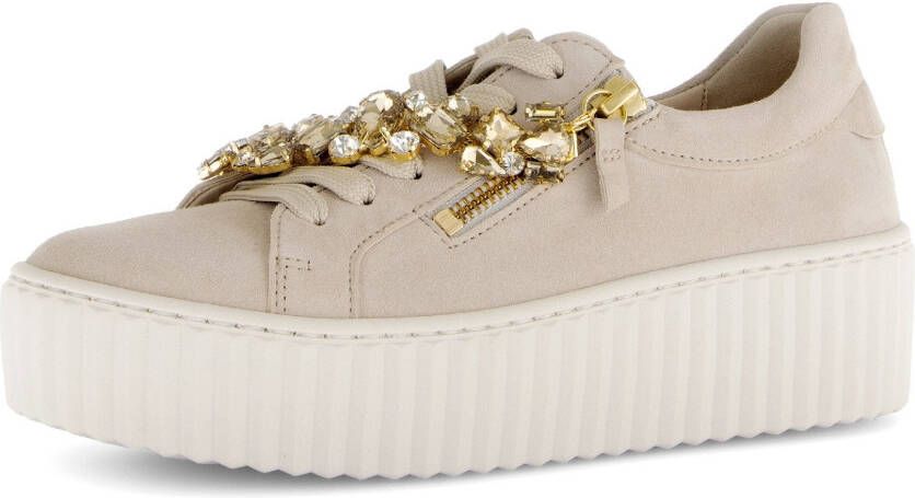 Gabor Plateausneakers vrijetijdsschoen lage schoen veterschoen met best fitting-uitrusting