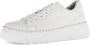 Gabor Plateausneakers vrijetijdsschoen lage schoen veterschoen met contrast-raamnaad - Thumbnail 1