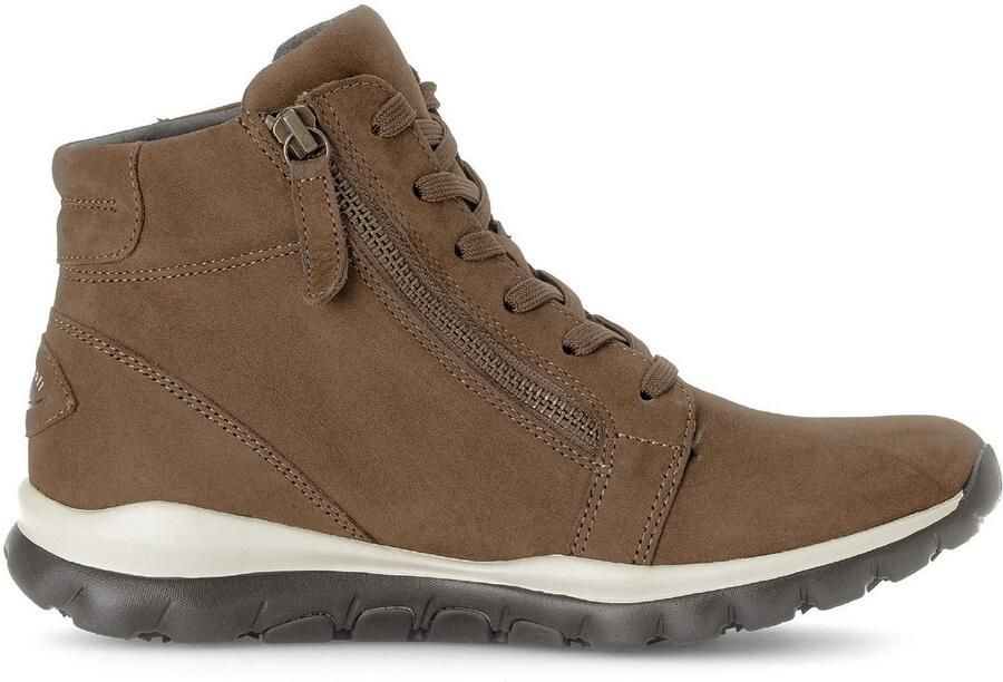 Gabor Rollingsoft Hoge veterschoenen sleehak comfortabele boots met geprofileerde rubberen loopzool - Foto 2