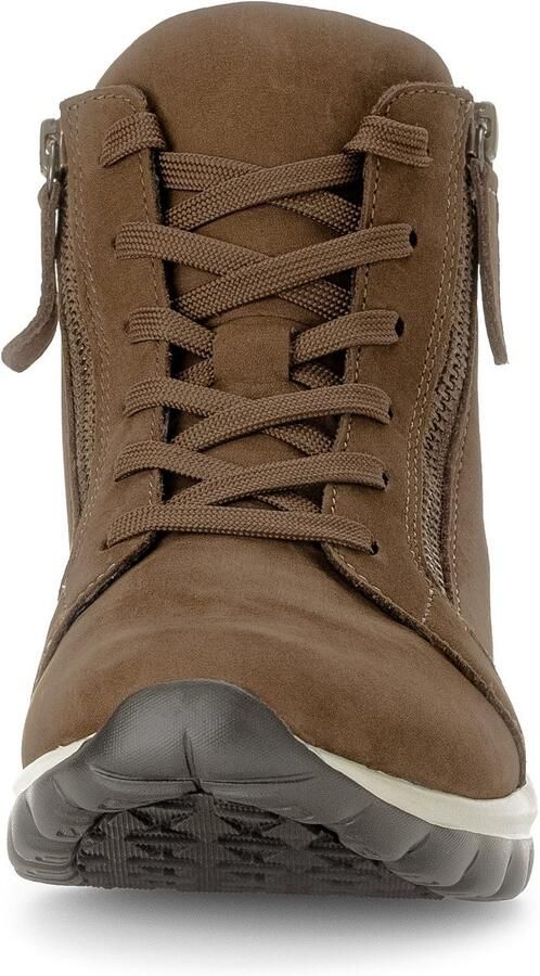 Gabor Rollingsoft Hoge veterschoenen sleehak comfortabele boots met geprofileerde rubberen loopzool - Foto 4