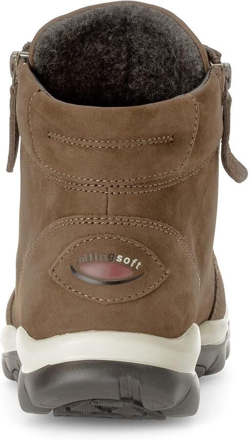 Gabor Rollingsoft Hoge veterschoenen sleehak comfortabele boots met geprofileerde rubberen loopzool - Foto 3