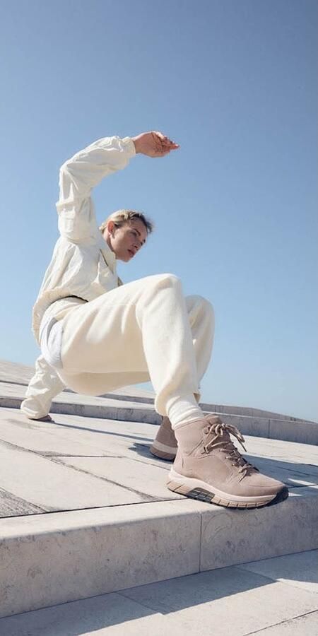 Gabor Rollingsoft Veterschoenen sleehak enkellaarsje met haken in bergbeklimmers-look - Foto 8