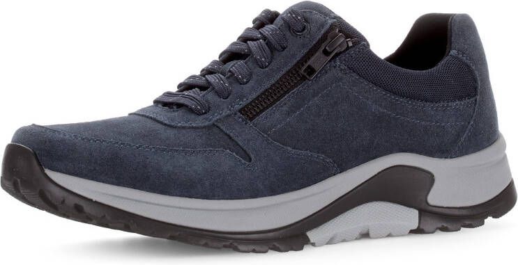 Gabor Rollingsoft Sneakers comfortschoen lage schoen veterschoen in wijdte g (= wijd)