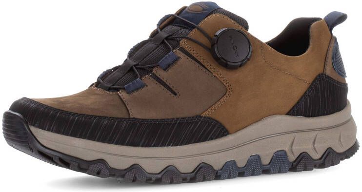 Gabor Rollingsoft Sneakers comfortschoen lage schoen met draaisluiting in comfortwijdte g