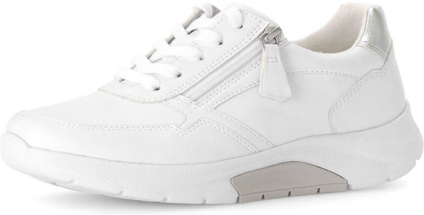 Gabor Rollingsoft Sneakers met sleehak vrijetijdsschoen lage schoen veterschoen uitneembaar verwisselbaar voetbed - Foto 5