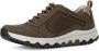 Gabor Rollingsoft Sneakers met sleehak vrijetijdsschoen lage schoen veterschoen met contraststiksels g-breedte - Thumbnail 1