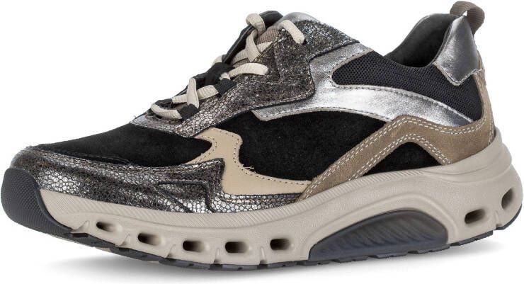 Gabor Rollingsoft Sneakers met sleehak plateau veterschoen lage schoen met verwisselbaar voetbed - Foto 3