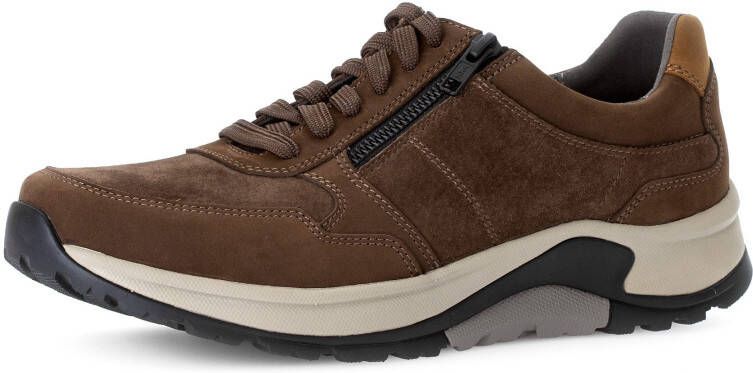 Gabor Rollingsoft Sneakers met sleehak comfort schoen veterschoen lage schoen in breedte g 1 2 (= breed) - Foto 2