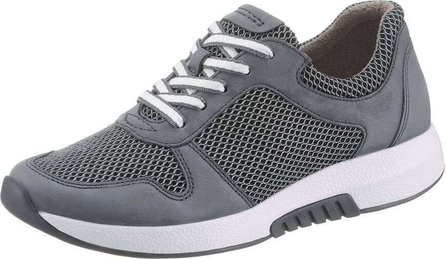 Gabor Rollingsoft Sneakers met sleehak met optifit verwisselbare binnenzool vrijetijdsschoen lage schoen veterschoen - Foto 1