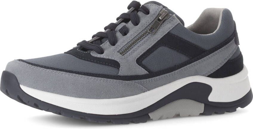Gabor Rollingsoft Sneakers met sleehak veterschoen lage schoen vrijetijdsschoen buitenrits g-breedte