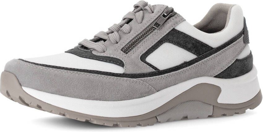 Gabor Rollingsoft Sneakers met sleehak veterschoen lage schoen vrijetijdsschoen buitenrits g-breedte