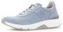 Gabor Rollingsoft Sneakers met sleehak vrijetijdsschoen lage schoen veterschoen logo op de hiel - Thumbnail 2