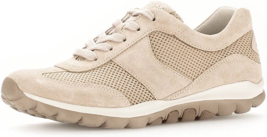 Gabor Rollingsoft Sneakers met sleehak vrijetijdsschoen lage schoen veterschoen met optifit verwisselbare inlegzool - Foto 3