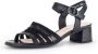 Gabor Zwarte Leren Sandalen Black Dames - Thumbnail 3