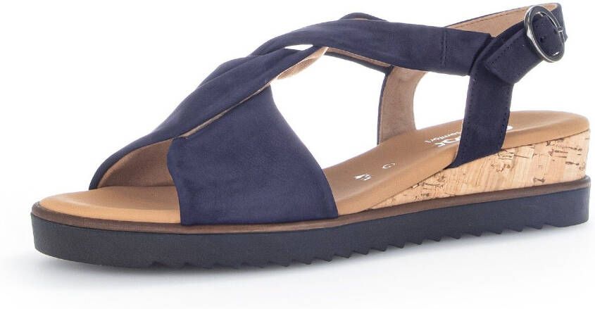 Gabor Sandalen blauw Suede Dames - Foto 3