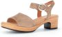 Gabor Sandalen met hak beige Suede Dames - Thumbnail 2