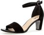 Gabor Sandalen met hak zwart Suede Dames - Thumbnail 2