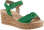 Gabor Groene Velours Sandalen Comfortabel Stijlvol Green Dames - Thumbnail 2
