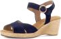Gabor Sleehaksandaaltjes zomerschoen sandaal riemchensandalette met sleehak in hout-look - Thumbnail 2