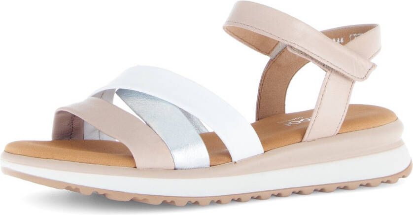 Gabor Sleehaksandaaltjes Florence bandjessandaal zomerschoen comfort-schoen in breedte g (=breed)