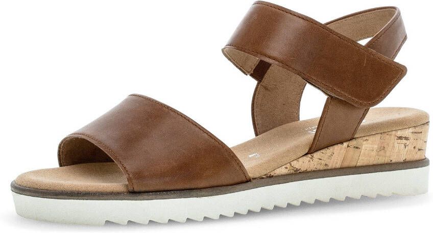 Gabor Sleehaksandaaltjes Genua zomerschoen bandensandaal comfortabele schoen in breedte g (=wijd)