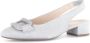 Gabor Slingback pumps Blokhak feestelijke schoen trouwschoen met elastische bandjes - Thumbnail 1