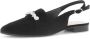 Gabor Slingback pumps blokhak avondschoen feestdag schoen in spitse vorm - Thumbnail 1