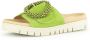 Gabor Slippers plateau zomerschoen slippers met sierparels aan de decoratieve gesp - Thumbnail 1