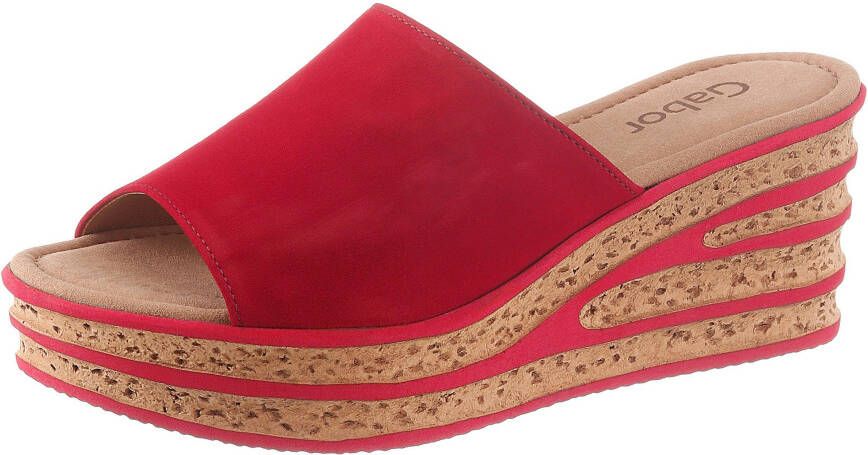 Gabor Slippers modieuze sleehak - Schoenen.nl