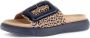 Gabor Slippers plateau zomerschoen slippers met grote decoratieve gesp - Thumbnail 2