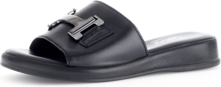 Gabor Slippers Rhodos zomerschoen instapschoen comfortabele schoen in breedte g (=breed)