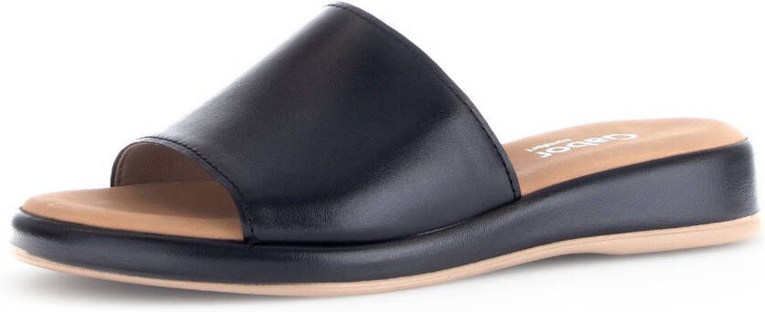 Gabor Slippers Rhodos zomerschoen comfortabele schoen klein elastiek breedte g (=breed)