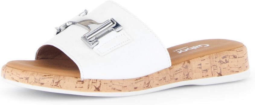 Gabor Slippers Rhodos zomerschoen instapschoen comfortabele schoen in breedte g (=breed)