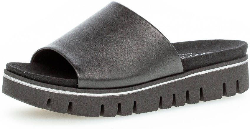 Gabor Slippers York platform zomerschoen slippers in comfortschoen schoenwijdte g (= wijd)