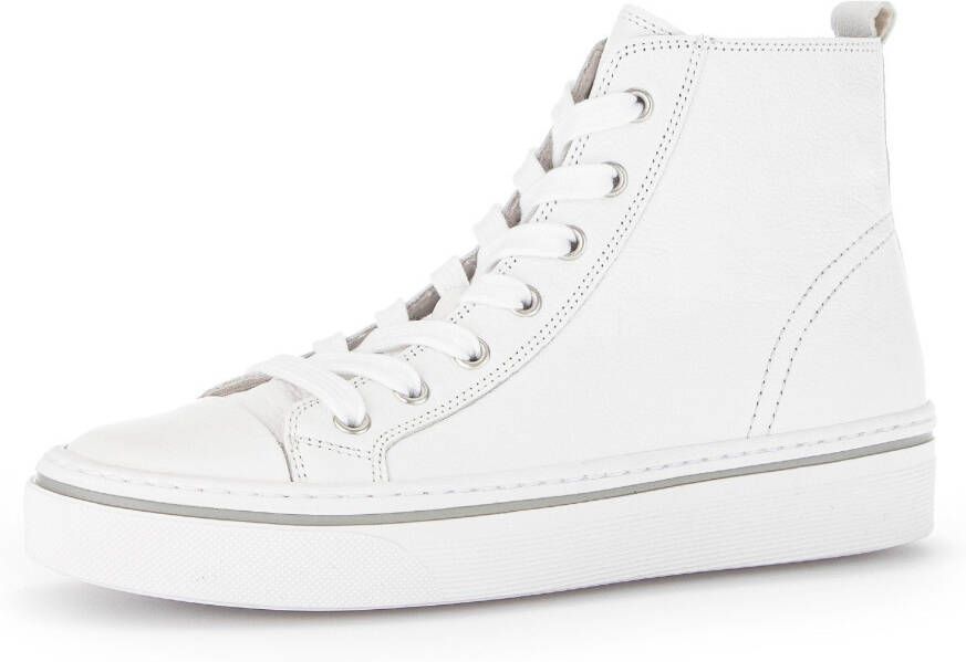 Gabor Sneakers high top sneaker vrijetijdsschoen veterschoen met rits - Foto 1