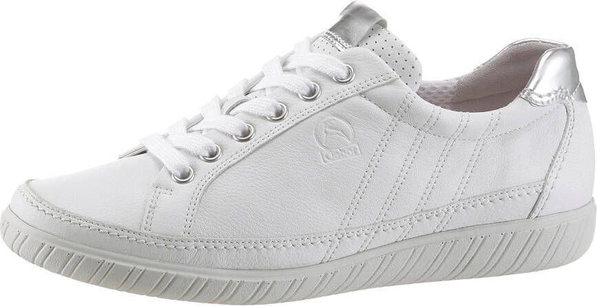 Gabor Sneakers York met modieuze sierstiksels vrijetijdsschoen lage schoen veterschoen - Foto 3