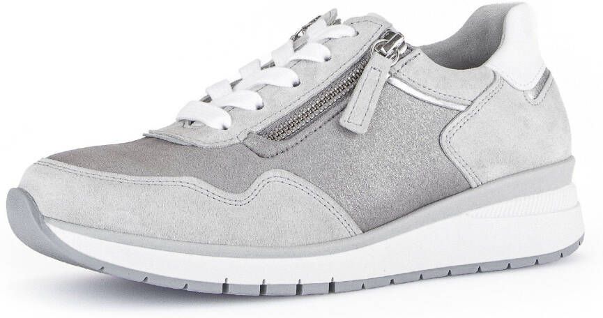 Gabor Sneakers met sleehak Capri in comfort breedte h vrijetijdsschoen lage schoen veterschoen - Foto 2