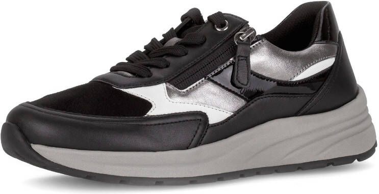 Gabor Sneakers met sleehak Como plateau veterschoen lage schoen in extra wijdte k - Foto 3