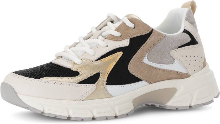 Gabor Sneakers met sleehak Florence vrijetijdsschoen lage schoen veterschoen in comfortwijdte g (= breed)