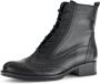 Gabor Veterlaarsjes blokhak veterschoenen business schoen met modieuze lyra-perforatie - Thumbnail 1