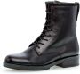 Gabor Zwarte veterschoenen in leren combinatie Black Dames - Thumbnail 2