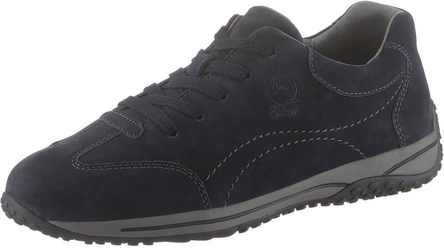 Gabor Veterschoenen Florence met contrasterende siersteken vrijetijdsschoen lage schoen veterschoen