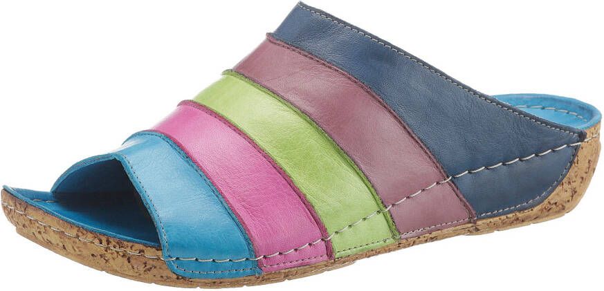 Gemini Slippers ANILINA in patchwork-look