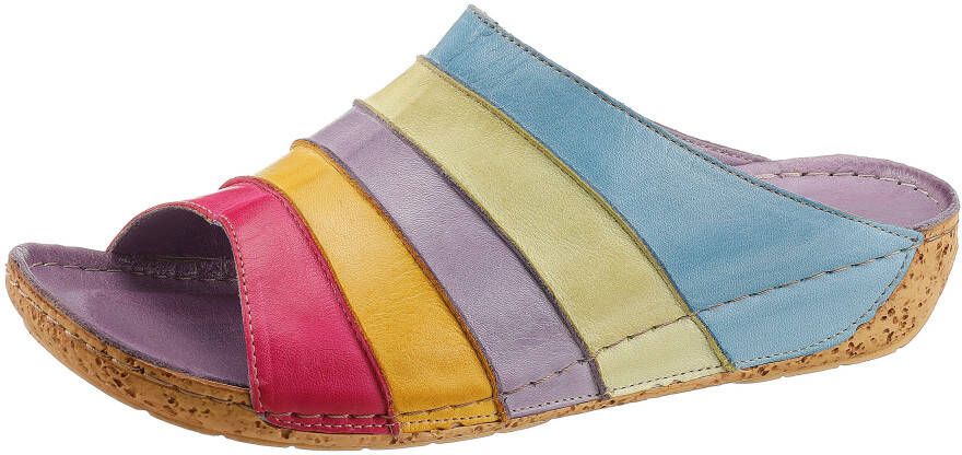 Gemini Slippers ANILINA in patchwork-look