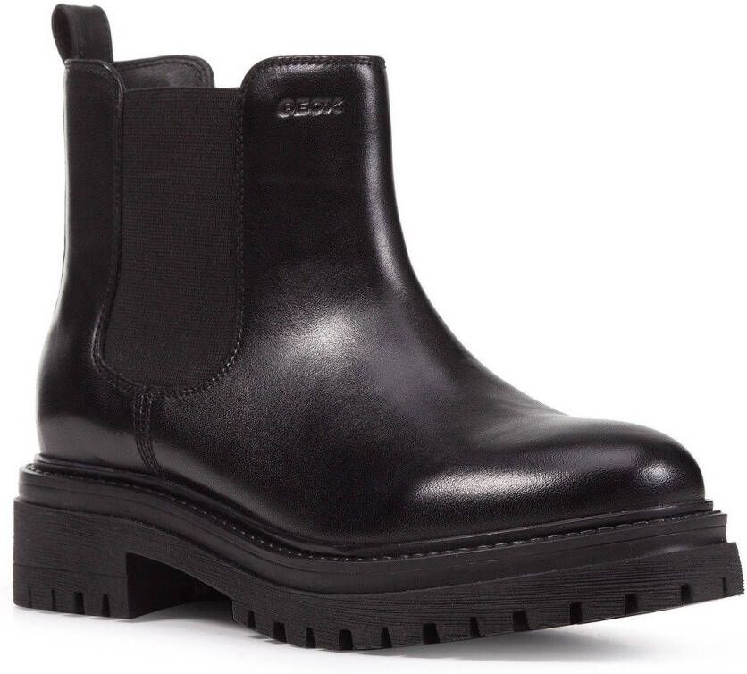 Geox Chelsea-boots D IRIDEA B Chunky laarzen plateau enkellaars met modieuze blokhak - Foto 3