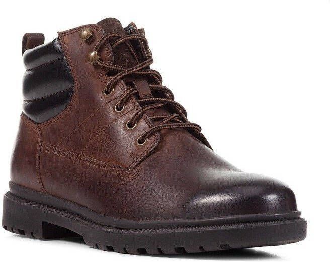 Geox Stijlvolle Veterschoenen Andalo Brown Heren - Foto 2